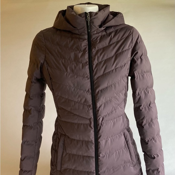 New 32 Degrees Dark Purple Polyester Hooded Puffer Jacket size S - Picture 2 of 13